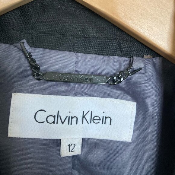 CALVIN KLEIN Sz 12 Business Career Wear Pant Suit - Picture 3 of 4